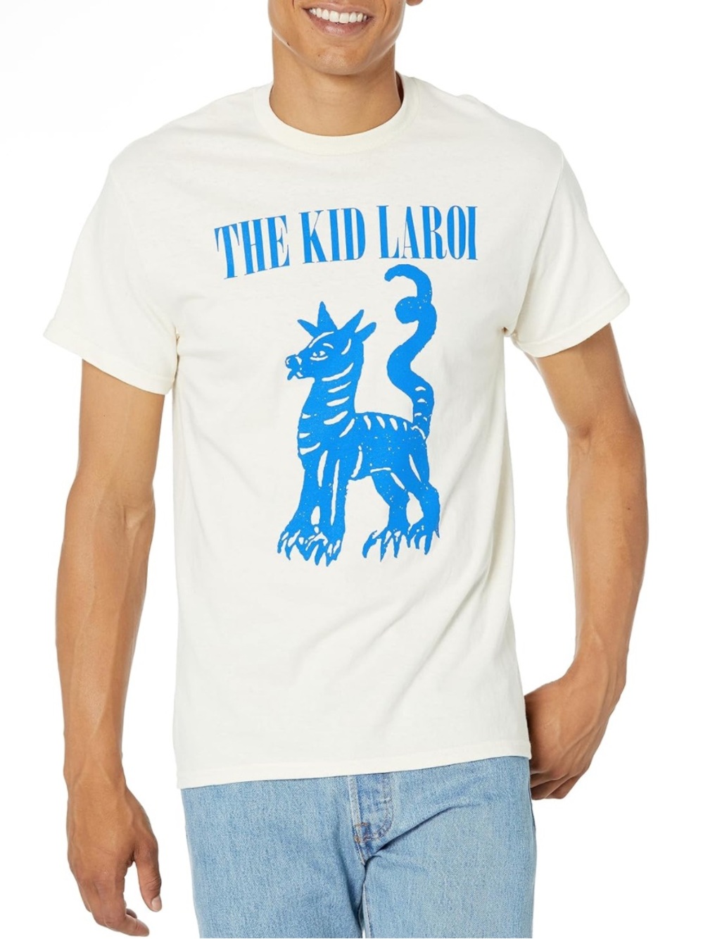THE Kid LAROI Unisex-Adult The Kid Laroi Eotw Blue Sketch Tee